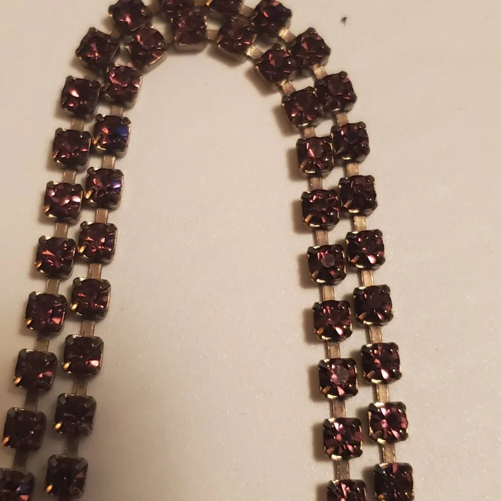 1 Big Ruby Stone Necklace, item # A 1238, wt . 42 grams. - Picture 7 of 13